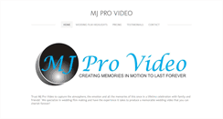 Desktop Screenshot of mjprovideo.com